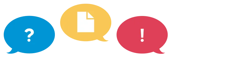 An illustration of files and feedback scrolling past in a chat stream.