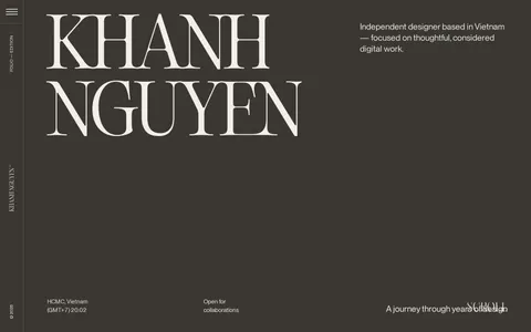 Khanh Nguyen — via Siteinspire