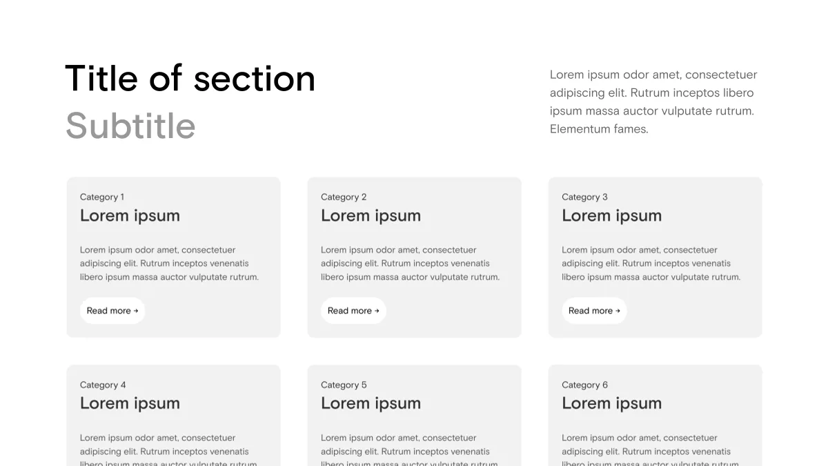 The Resource grid template